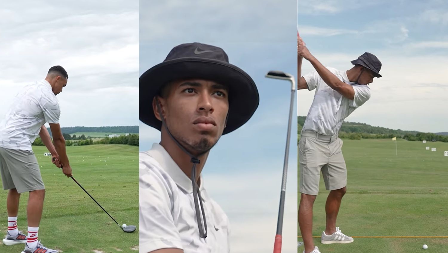 Jude Bellingham dan Trent Alexander-Arnold Santai Main Golf, Padahal Inggris Masuk Semifinal!