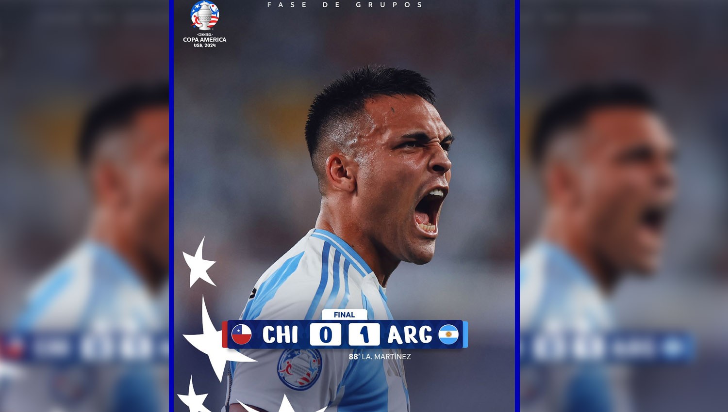 Hasil Copa America 2024 Chile vs Argentina: Super Sub Lautaro Martinez Beri Albiceleste Kemenangan