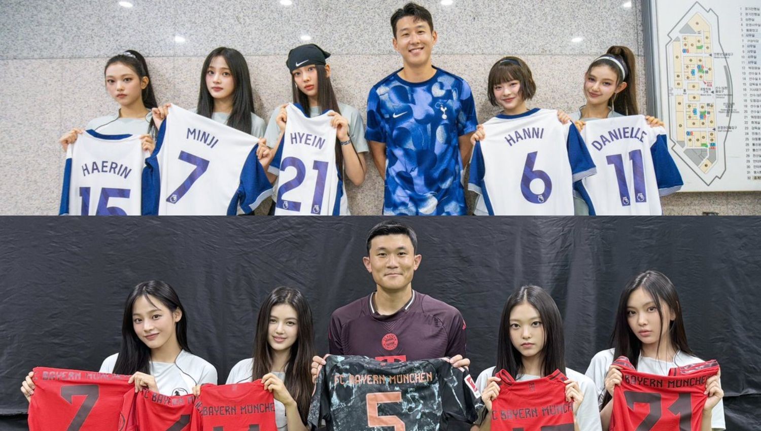 NewJeans Tampil di Laga Bayern Munchen vs Tottenham Hotspur, Dihadiahi Kaos dari Son Heung Min dan Kim Min Jae