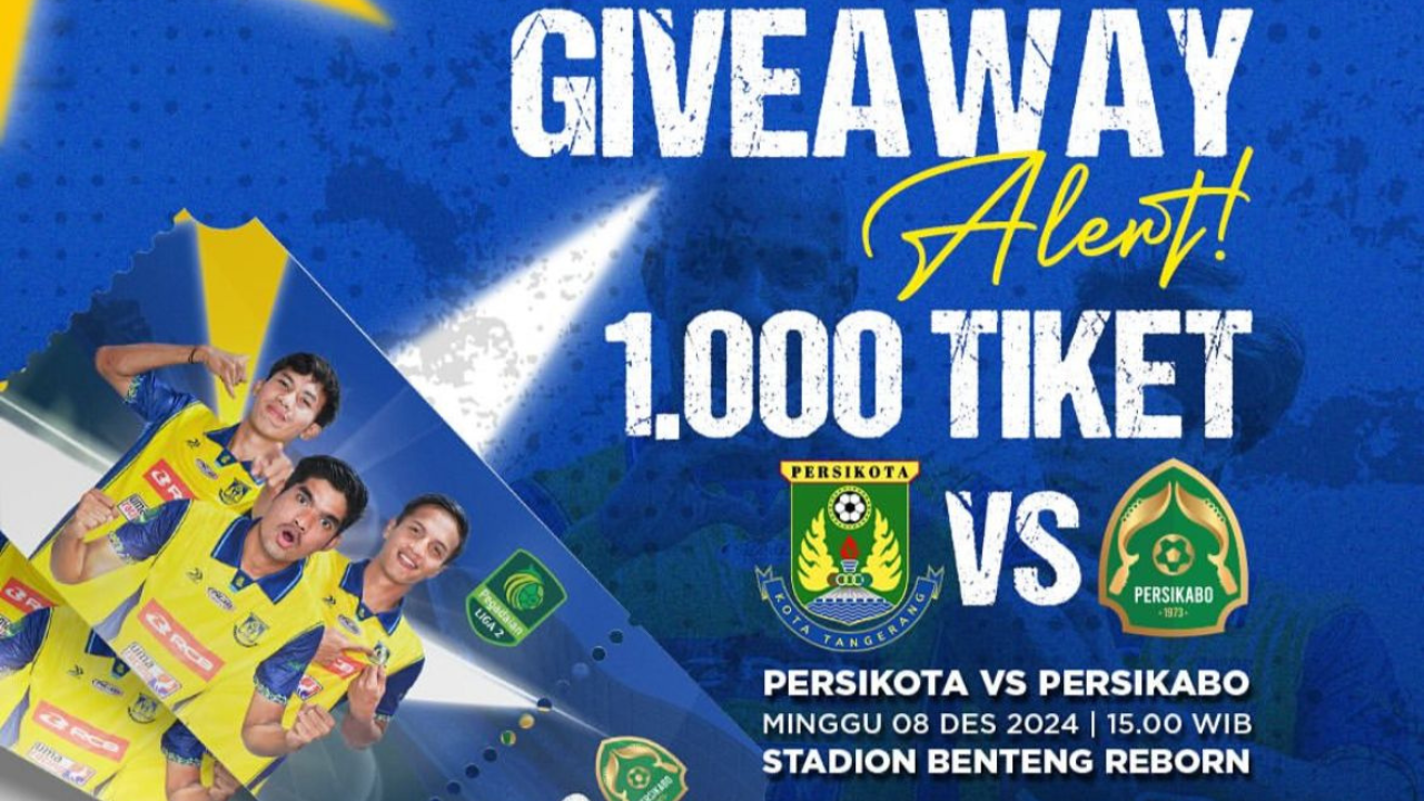 Persikota Bagi-bagi 1.000 Tiket Gratis, Begini Cara Dapatkannya