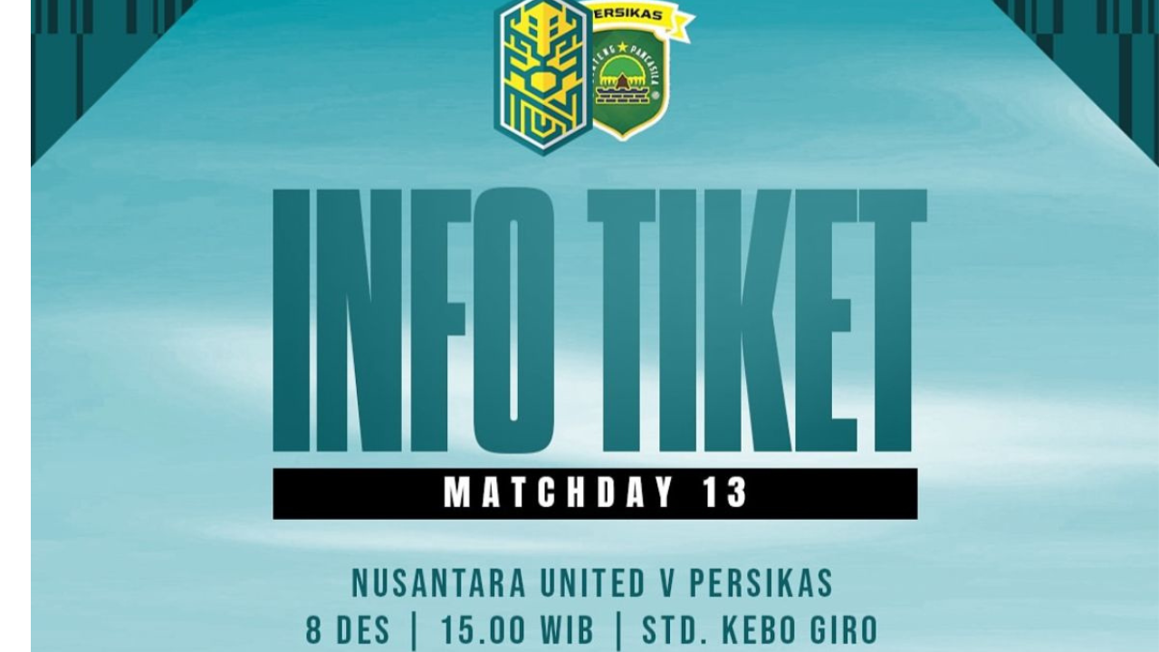 Harga Tiket Nusantara United vs Persikas di Liga 2 2024/25