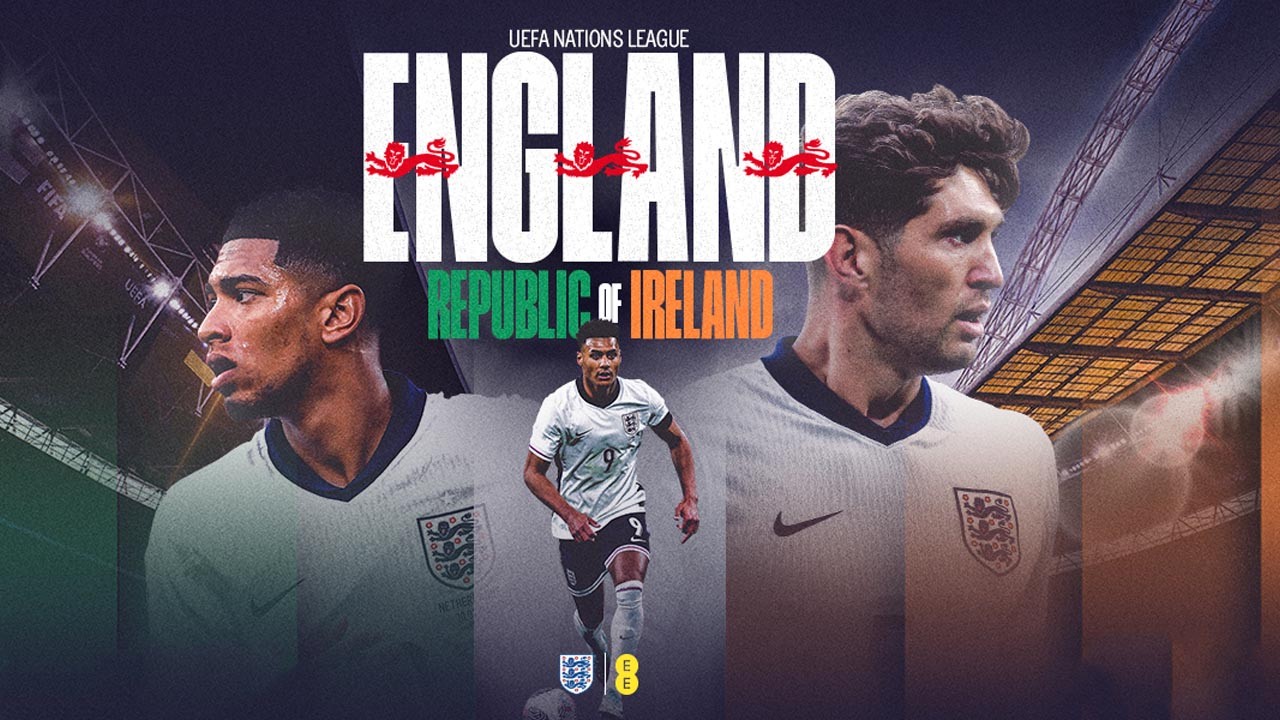 Susunan Pemain Inggris vs Irlandia di UEFA Nations League 2024-25: Masih Ada Kane, Bellingham, dan Stones