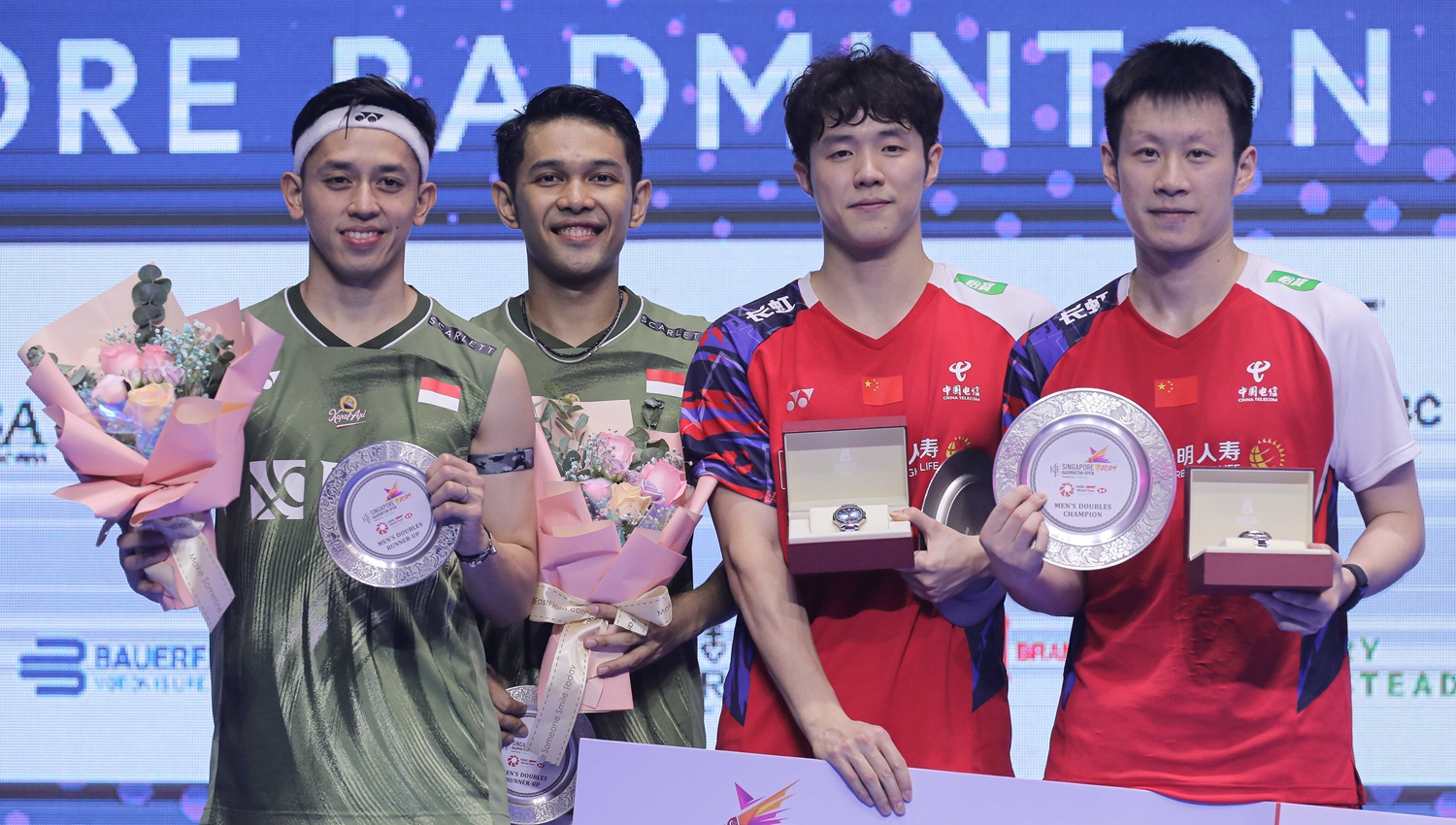 Rekap Hasil Final Singapore Open 2023 - Fajar/Rian Tumbang, China Nyaris Sapu Bersih Gelar