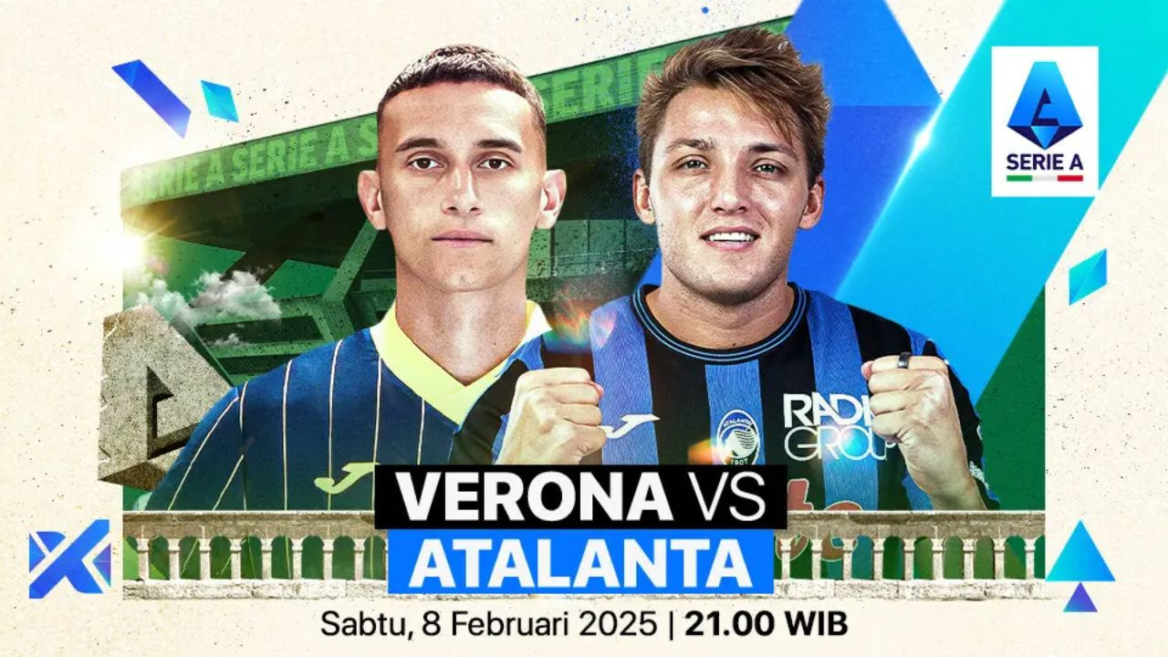Tempat Menonton Verona vs Atalanta di Liga Italia 2024/25