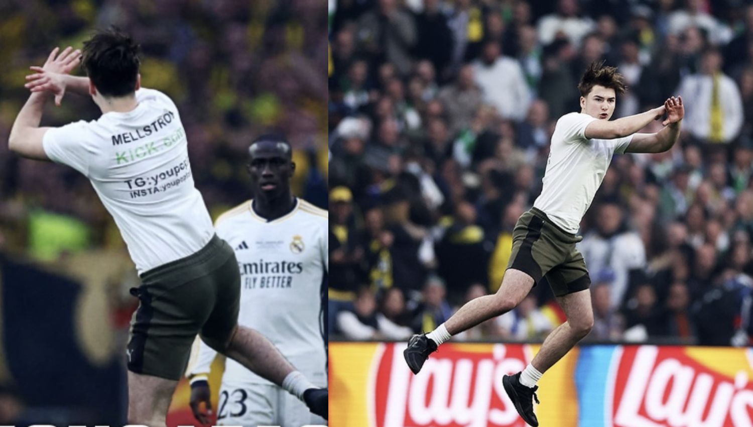 Penyusup 'Kerasukan Ronaldo' Warnai Final Liga Champions Dortmund vs Real Madrid