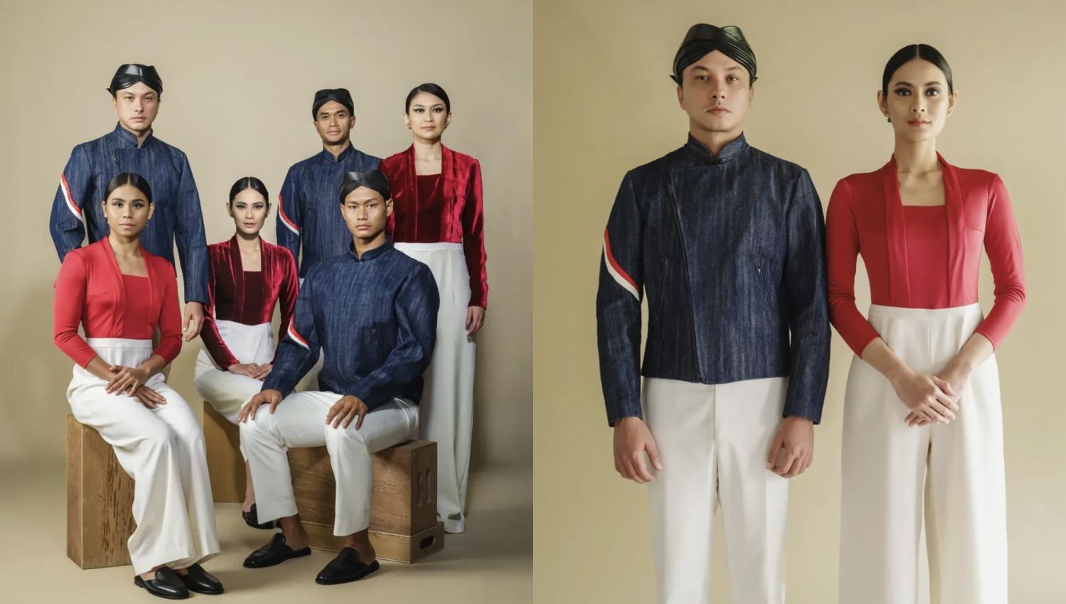 Begini Look Seragam Defile Kontingen Indonesia di Pembukaan Olimpiade Paris 2024, Elegan Banget!