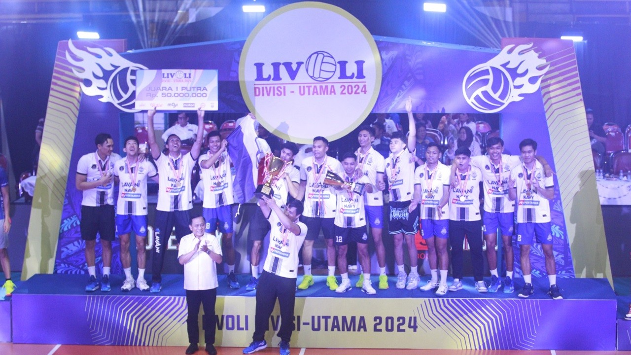 Bungkam Indomaret Sidoarjo 3-2, LavAni Navy Raih Gelar Juara Livoli Divisi Utama 2024
