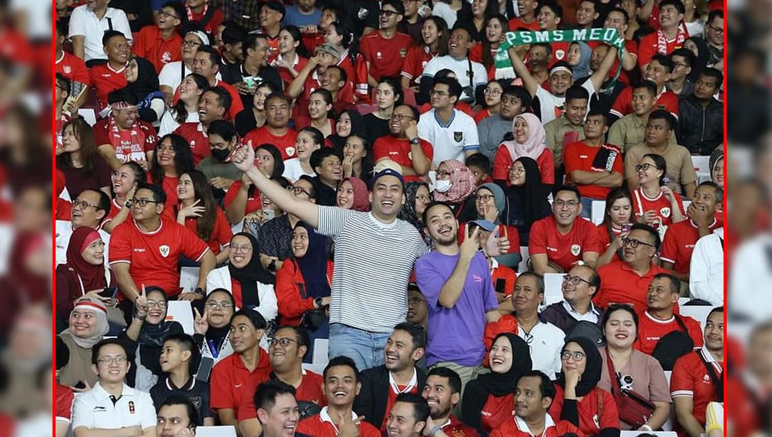 Ronaldo Ternyata Ikutan Nonton Indonesia vs Filipina di Stadion GBK