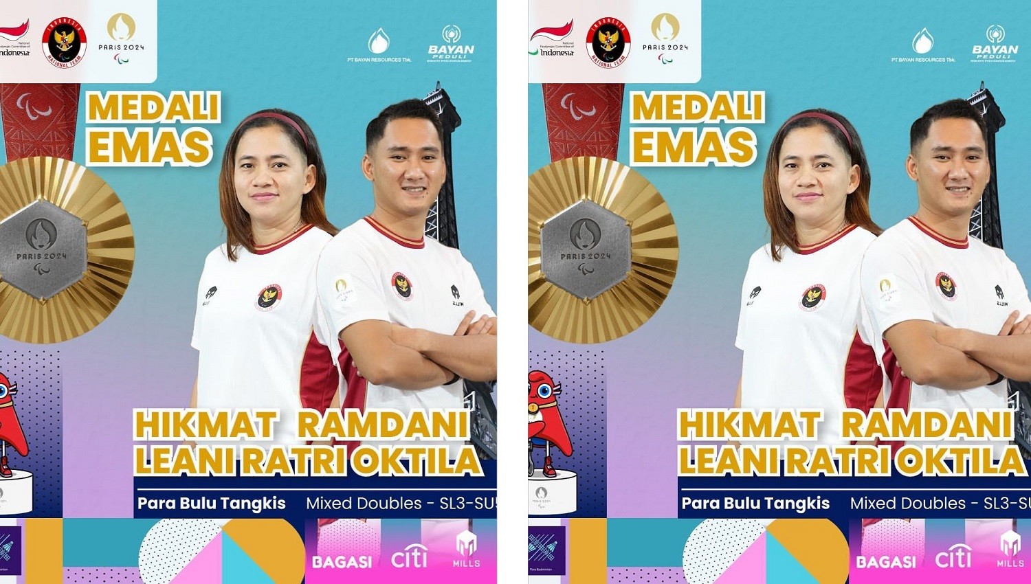 Paralimpiade 2024: Ratri/Hikmat Raih Emas Pertama Indonesia, Selamat!