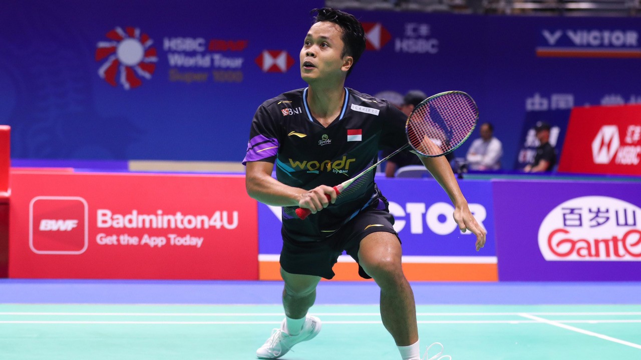 Hasil Denmark Open 2024 - Dibungkam Kenta Nishimoto, Anthony Ginting Tersingkir di Babak Pertama