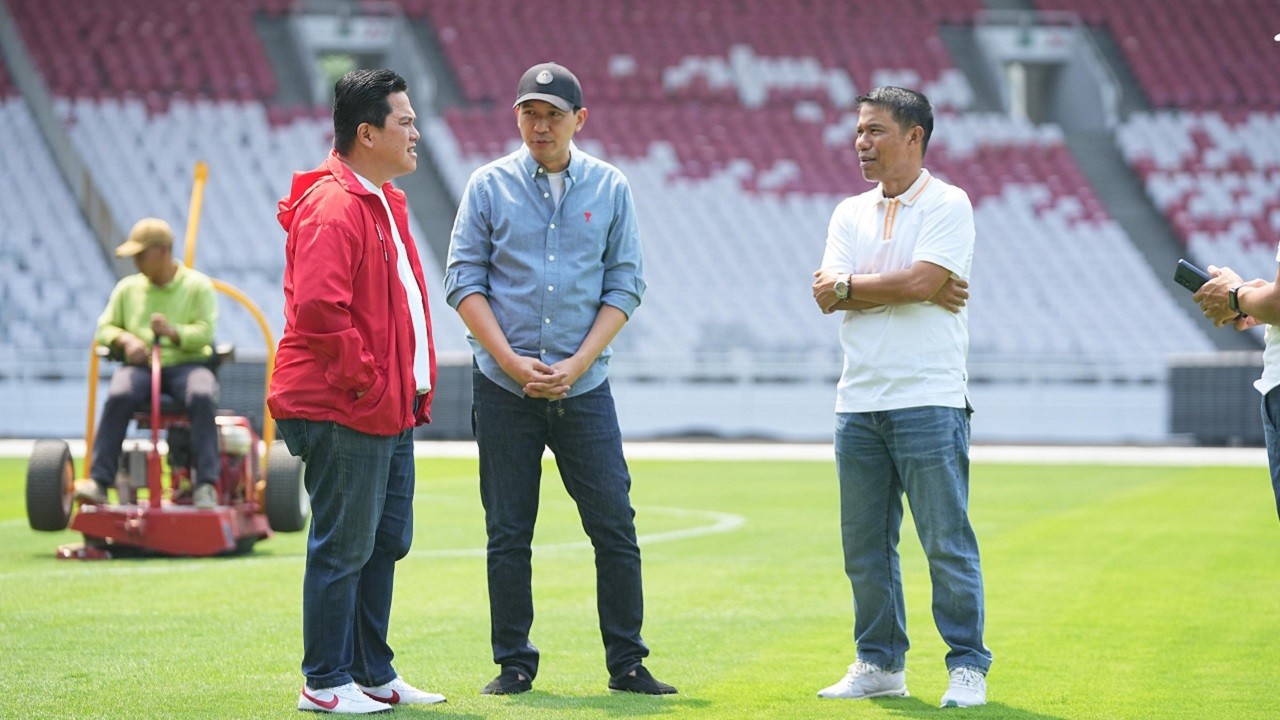 Timnas Indonesia vs Australia: Erick Thohir Jamin Stadion GBK Bisa Dipakai