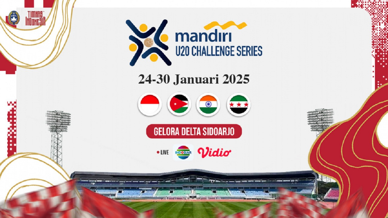 Susunan Pemain India U20 vs Syria U20 di Mandiri U-20 Challenge Series 2025