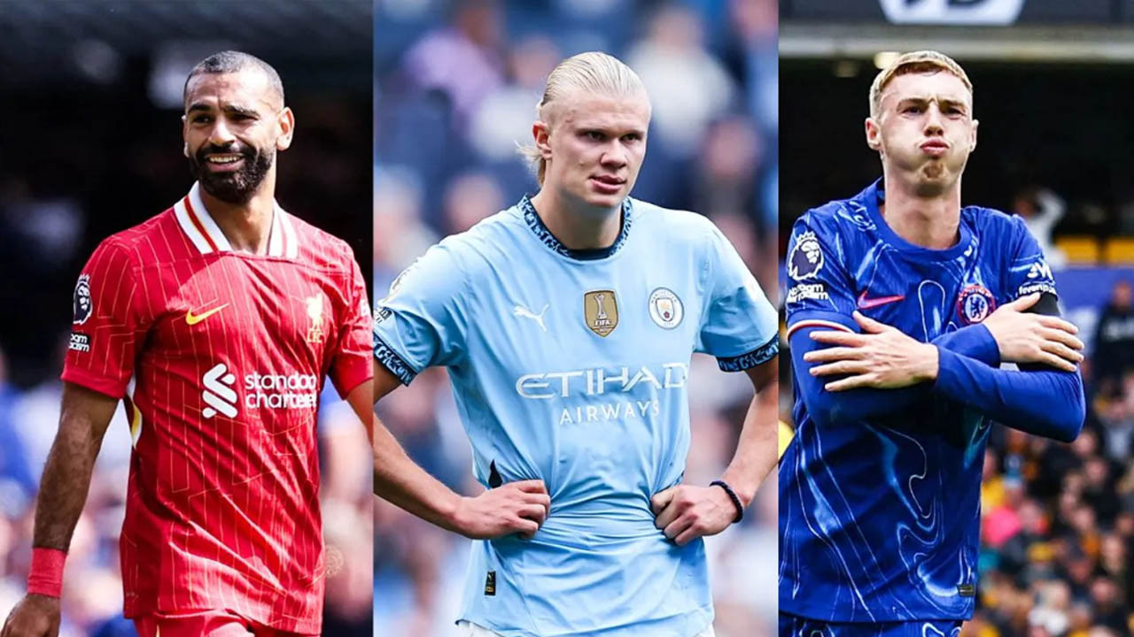 Top Skor Liga Inggris Pekan 16 2024/2025: Salah, Haaland Dibuntuti Cole Palmer