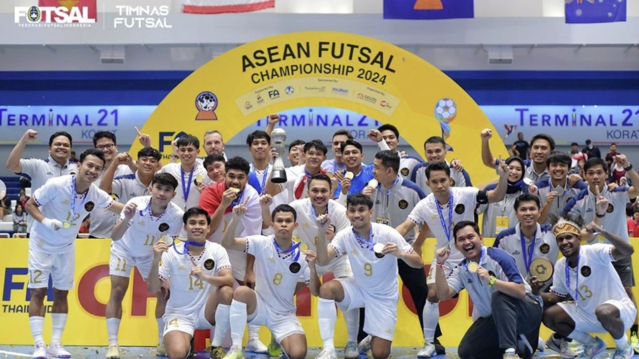Juara Piala AFF 2024, Timnas Futsal Indonesia Diguyur Bonus Rp7,8 Miliar
