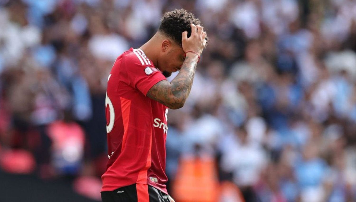 Komentar Tak Terduga Erik ten Hag usai Jadon Sancho Gagal Eksekusi Penalti di Community Shield 2024