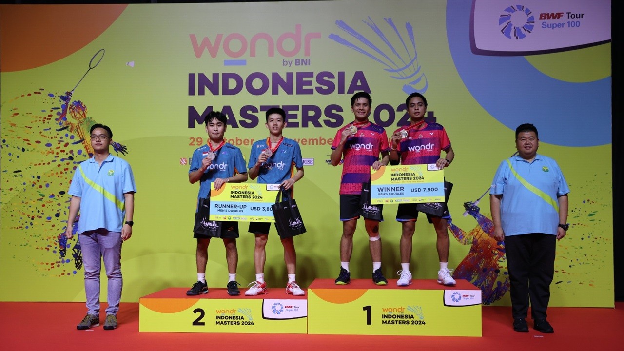 Rahmat/Yeremia dan Raymond/Patra, Secercah Harapan Sektor Ganda Putra dari Podium Indonesia Masters S100
