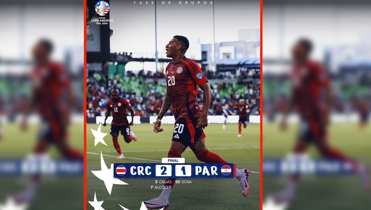 Copa America 2024, Hasil Kosta Rika vs Paraguay: Tak Lolos, Los Ticos Akhiri dengan Baik