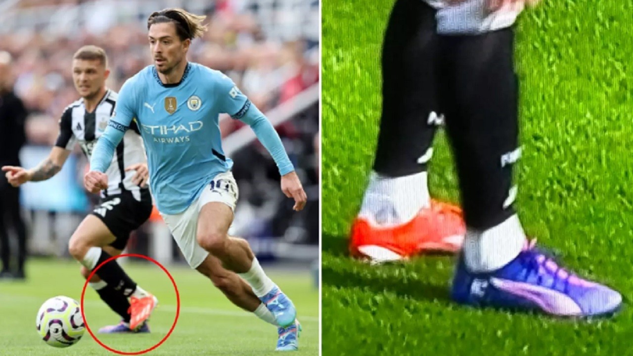 Bikin Bingung! Kieran Trippier Mengenakan Dua Jenis Sepatu Berbeda Saat Tampil Melawan Manchester City