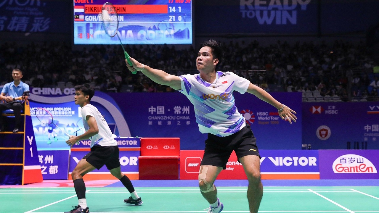 Hasil China Open 2024: Fikri/Daniel Takluk dari Wakil Malaysia, Kubur Mimpi ke Final