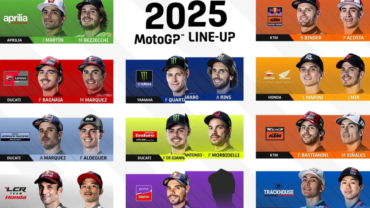 Update Daftar Pembalap MotoGP 2025, Miguel Oliveira Teranyar Gabung Pramac Yamaha