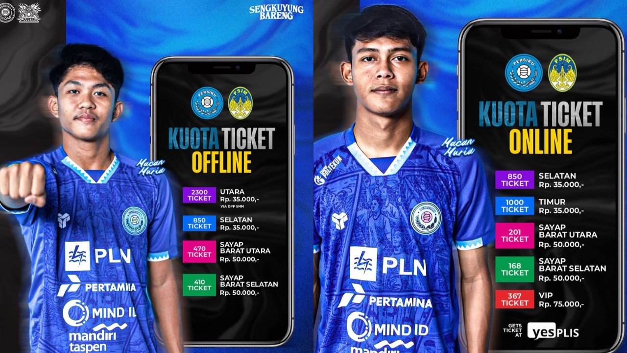 Harga Tiket Persiku Kudus vs PSIM Yogyakarta di Liga 2 2024/25 dan Cara Belinya