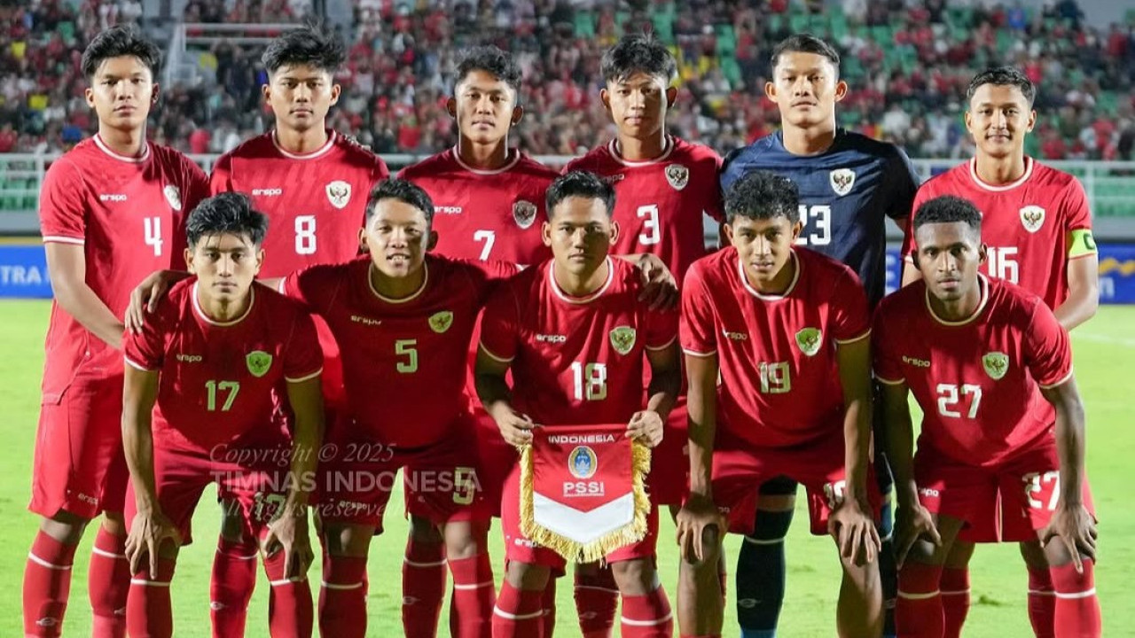 Tempat Menonton Indonesia U20 vs India U20 di Mandiri U20 Challenge Series 2025