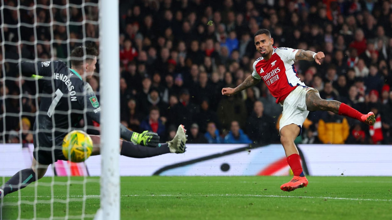 Hasil Arsenal vs Crystal Palace di Carabao Cup - Gabriel Jesus Antar The Gunners ke Semifinal!