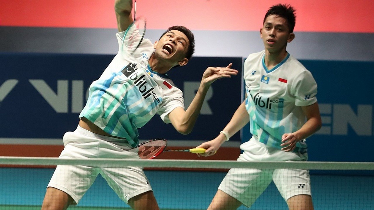 Sempat Kalah Start, Fajar/Rian Sukses Kunci Tempat 16 Besar Kumamoto Masters 2024
