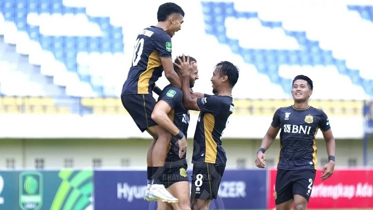Klasemen Sementara Liga 2 2024/25 Babak Play-off Promosi - Bhayangkara FC Tak Terkejar