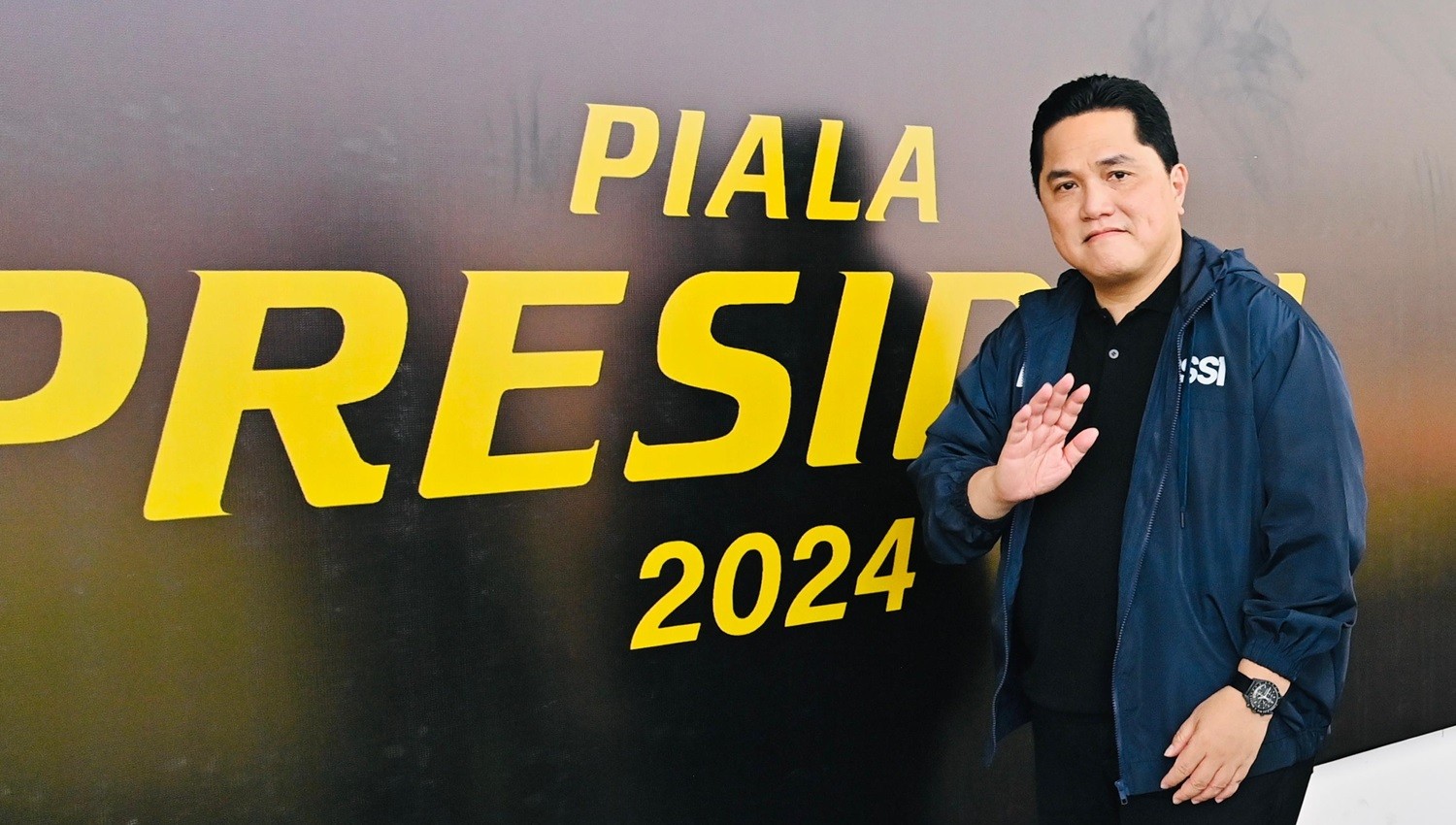 Semarak Pembukaan Piala Presiden 2024, Erick Thohir Siap Jalankan Perintah Jokowi Majukan Sepak bola