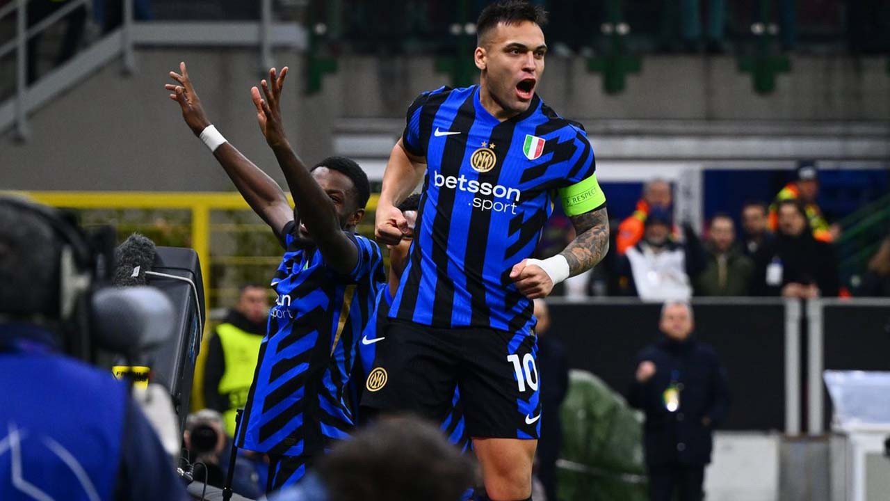 Hasil Inter Milan vs AS Monaco di Liga Champions - Lautaro Martinez Hattrick