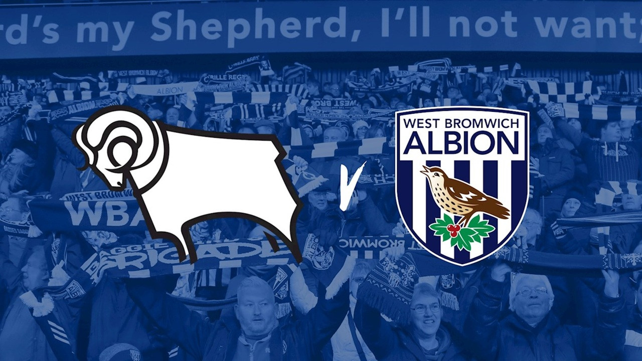 Tempat Menonton Derby County vs West Brom di Liga Championship 2024/25