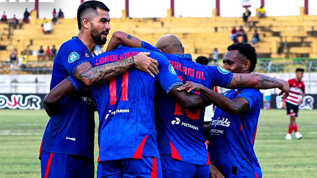Hasil Arema FC vs PSBS Biak di Liga 1 2024/25 - Singo Edan Sikat Badai Pasifik