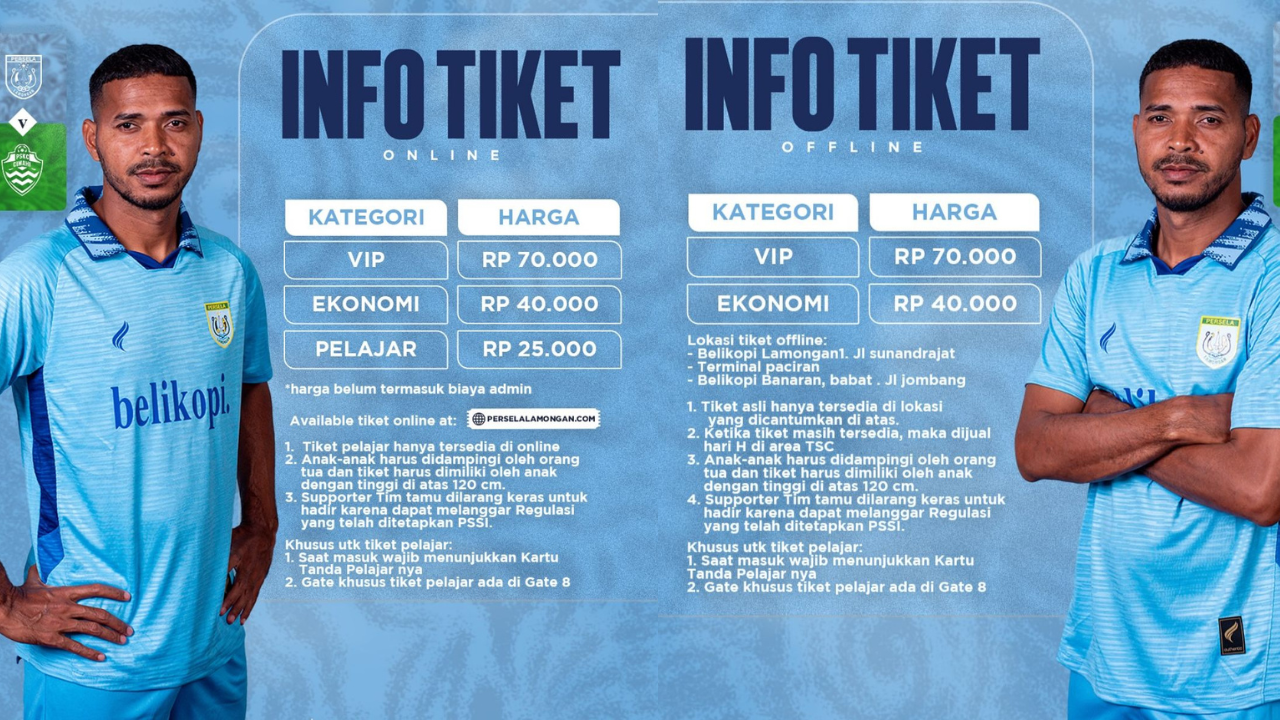 Harga dan Cara Beli Tiket Persela vs PSKC di Liga 2 2024/25, Termurah Rp25 Ribu!