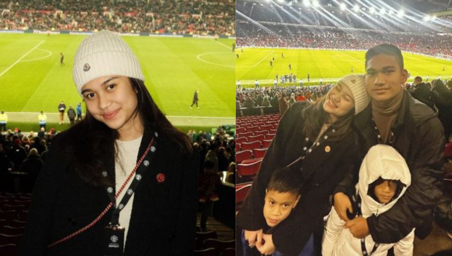 Momen Azizah Salsha Hadir ke Old Trafford, Demi Dukung Manchester United Secara Langsung