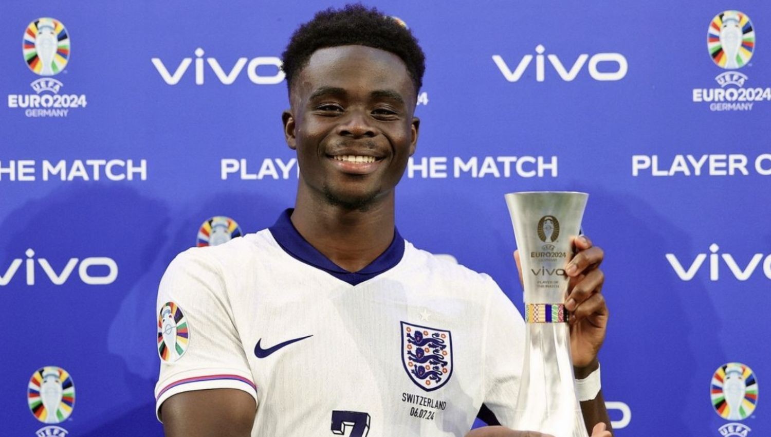 Euro 2024: Lampaui David Beckham, Bukayo Saka Cetak Rekor Gol Terbanyak untuk Inggris