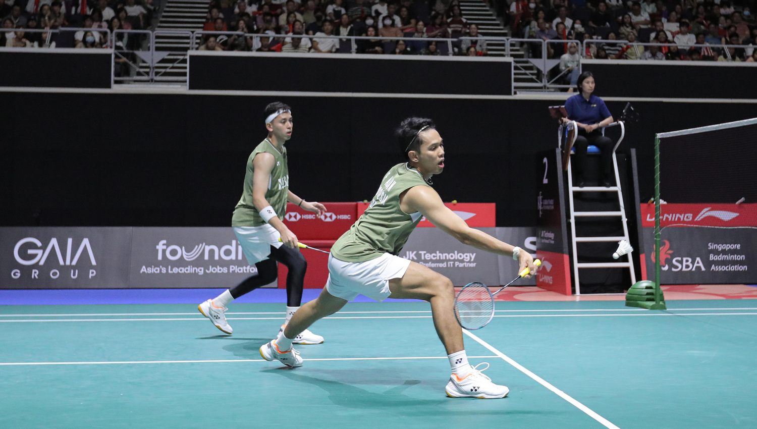Hasil Singapore Open 2024 - Fajar/Rian Redam Perlawanan Kim/Anders