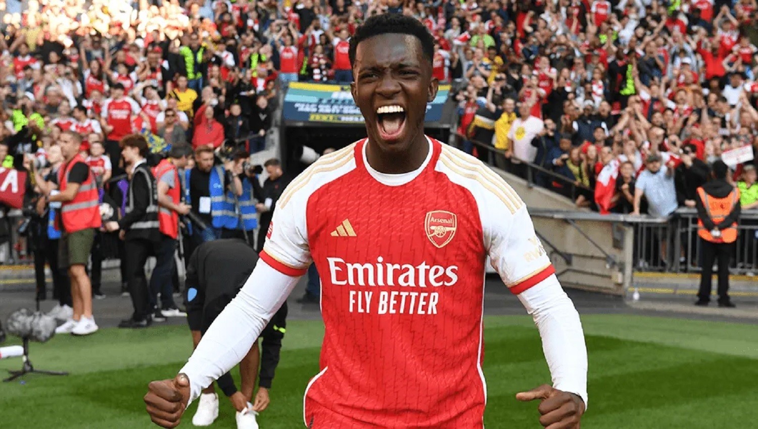 Eddie Nketiah Beri Lampu Hijau ke Marseille, Siap Hengkang dari Arsenal?