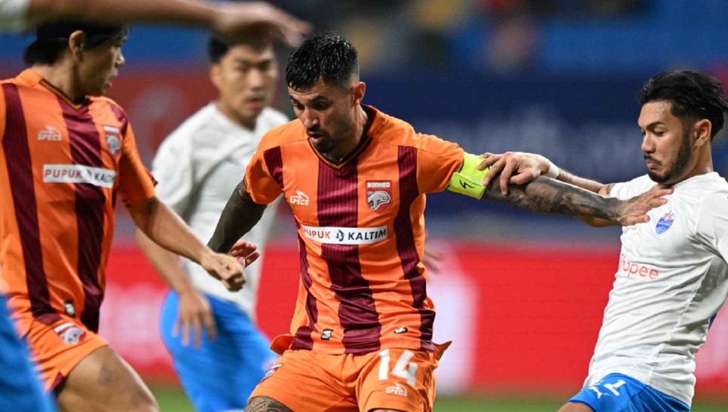 Hasil Borneo FC vs Lion City Sailors, Brace Leo Gaucho Bawa Pesut Etam Menang Telak