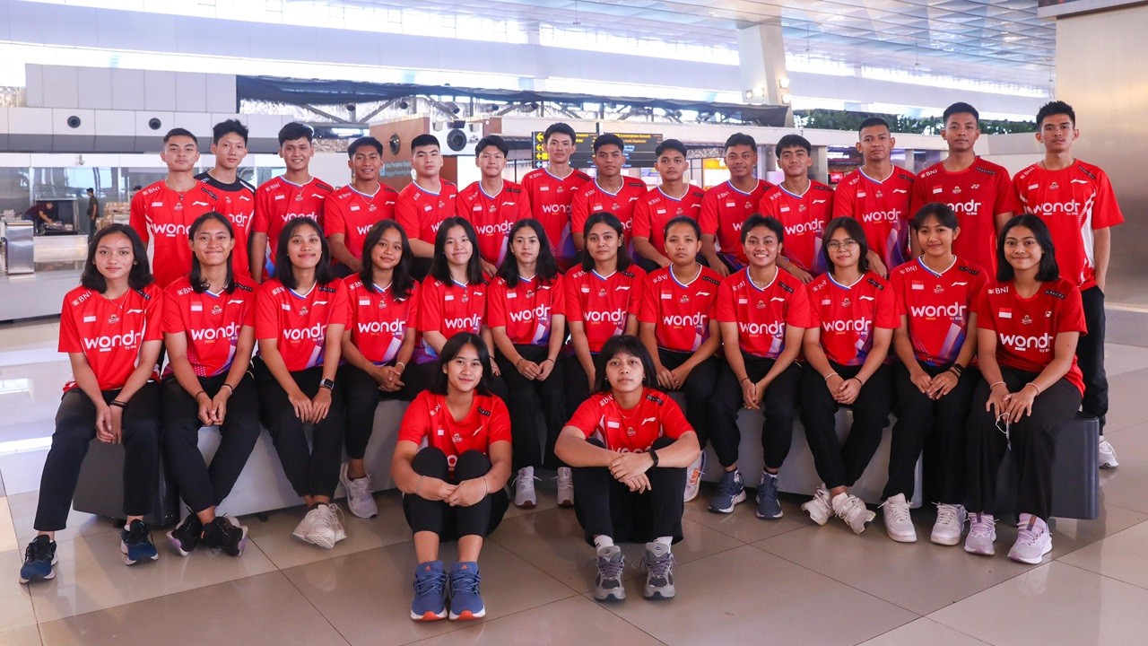 Bertolak ke Kejuaraan Dunia Junior 2024 di China, Tim Indonesia Berambisi Kejar Prestasi Tertinggi