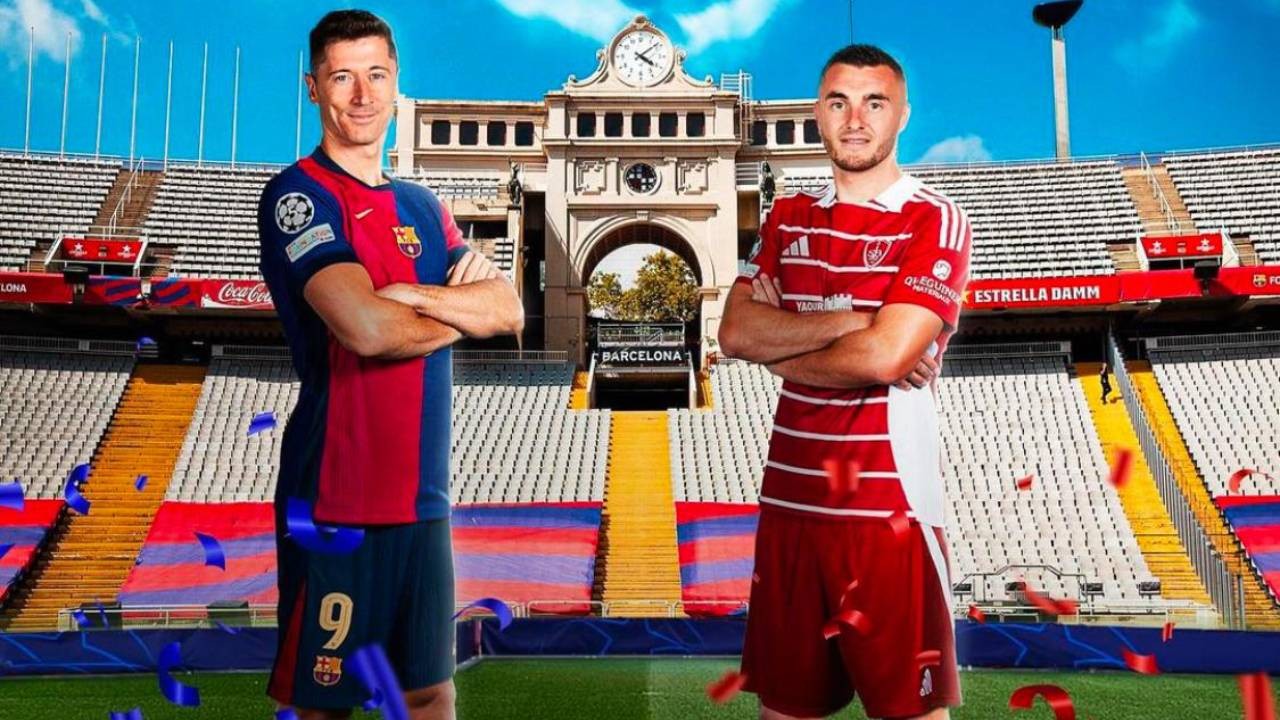 Tempat Menonton Barcelona vs Brest di Liga Champions 2024/25