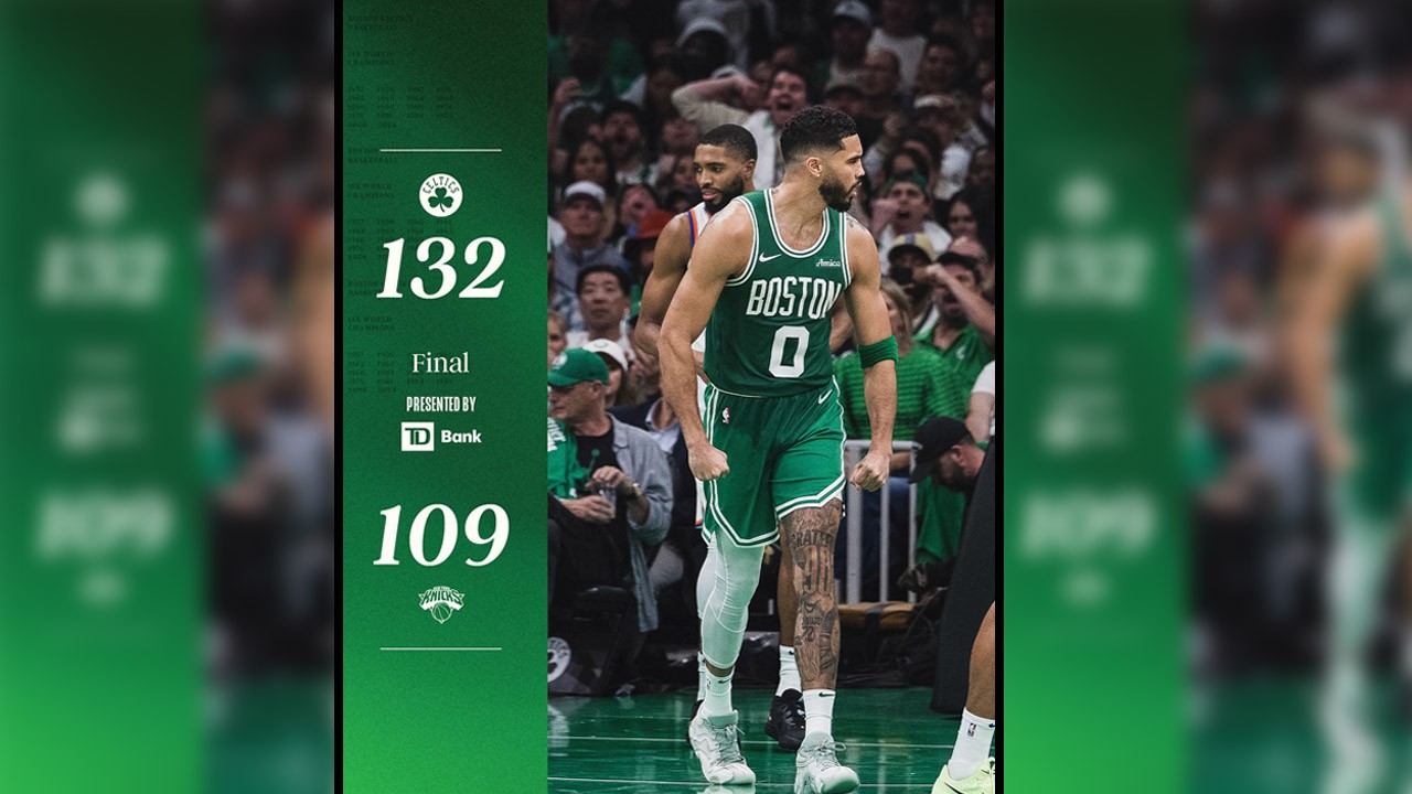 Hasil Celtics vs Knicks: Jayson Tatum Dobel-dobel, Sang Juara Bertahan Menang Besar 132-109