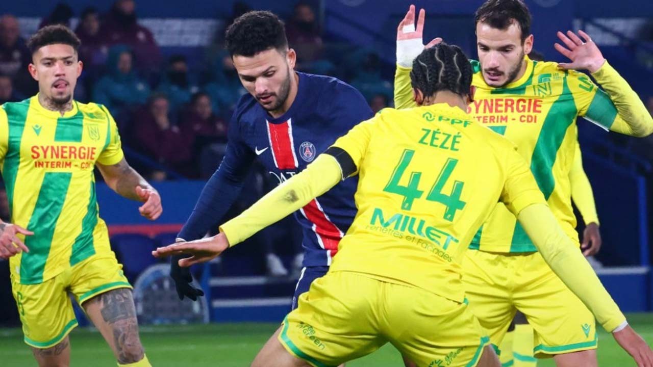 Hasil Pertandingan PSG vs Nantes di Liga Prancis - Tuntas dengan Skor 1-1