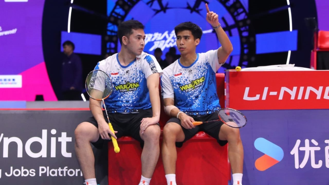 Sabar/Reza Cetak Sejarah Baru, Lolos ke BWF World Tour Finals 2024