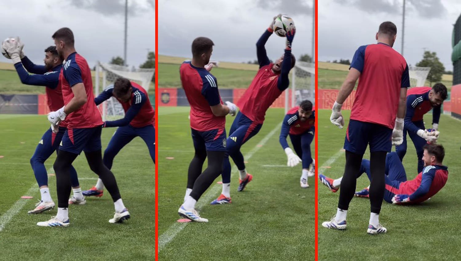 Euro 2024: Cara Unik nan Kocak Para Kiper Spanyol Rebutan Tempat Utama Jadi Sorotan