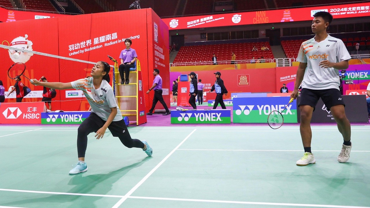 Kejuaraan Dunia Junior 2024: Nawaf/Luna Menang Mudah di Laga Perdana